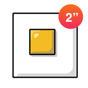 2″ Square Stickers